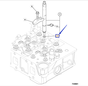 Комплект медных шайб топливной форсунки JCB 320/06530
