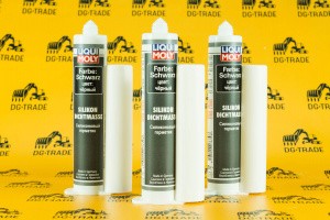 LiquiMoly Silicon-Dichtmasse schwarz Силиконовый герметик (черный), 0,08л 7639