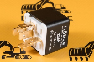 Реле 12В (mini) 30/40А сильноточное JCB (FLOSSER) 716/30148 /2268