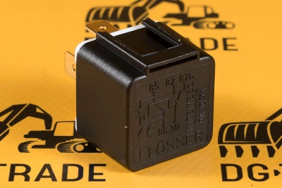 Реле 24V 10/20A с диодом JCB (FLOSSER) 30/926015 (3)